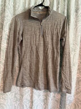 Women’s Quarter-Zip Performance Sweater - Gray